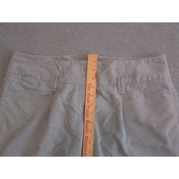 Essentials By ABS Capri Pants Sz 14 Women Striped Straight Leg Boho - Picture 3 of 7